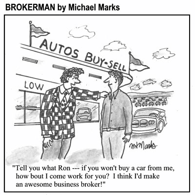 Car Salesmen make great business brokers