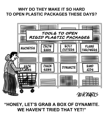 Plastic packaging is a tough assignment these days!