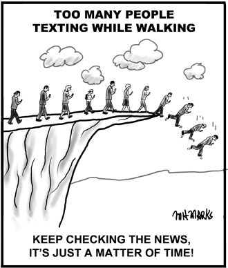 Texting Lemmings