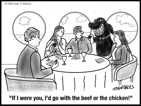 Chicken or beef?