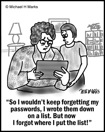 Lost passwords