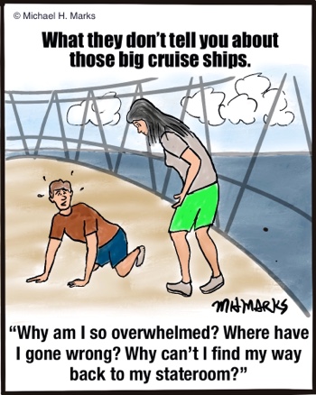 Lost on a cruise ship