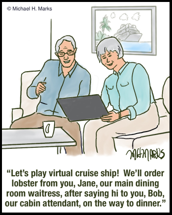 Virtual cruise ship